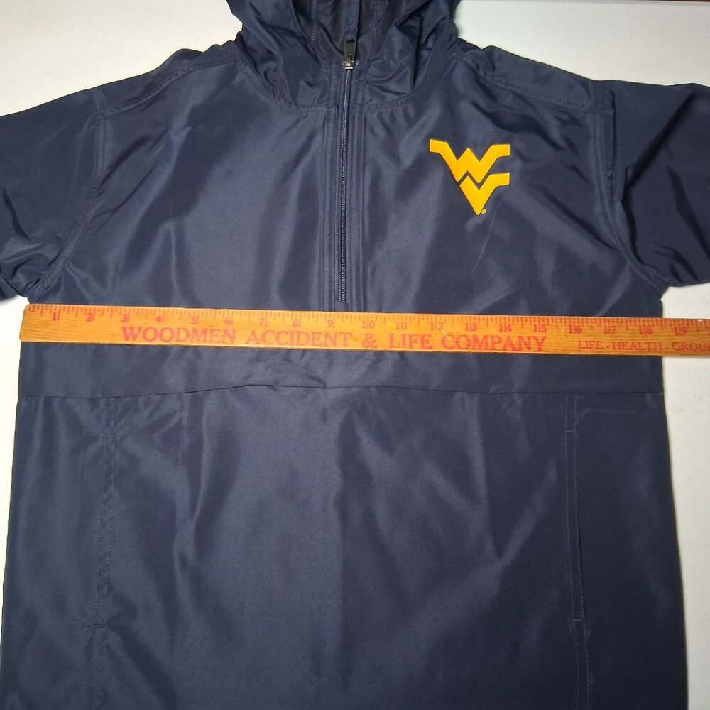 WVU Mountaineers Champion Windbreaker Youth M West Virginia University 1/4 Zip - Picture 6 of 16